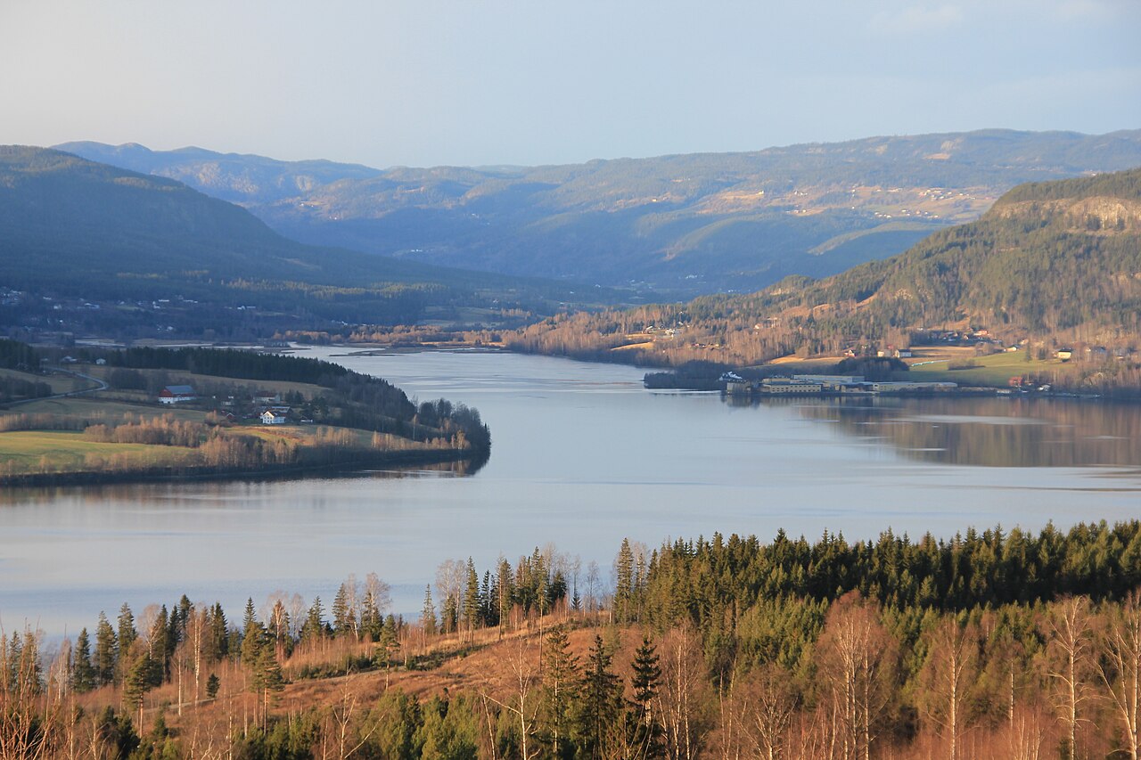 Fjord valley at dusk
